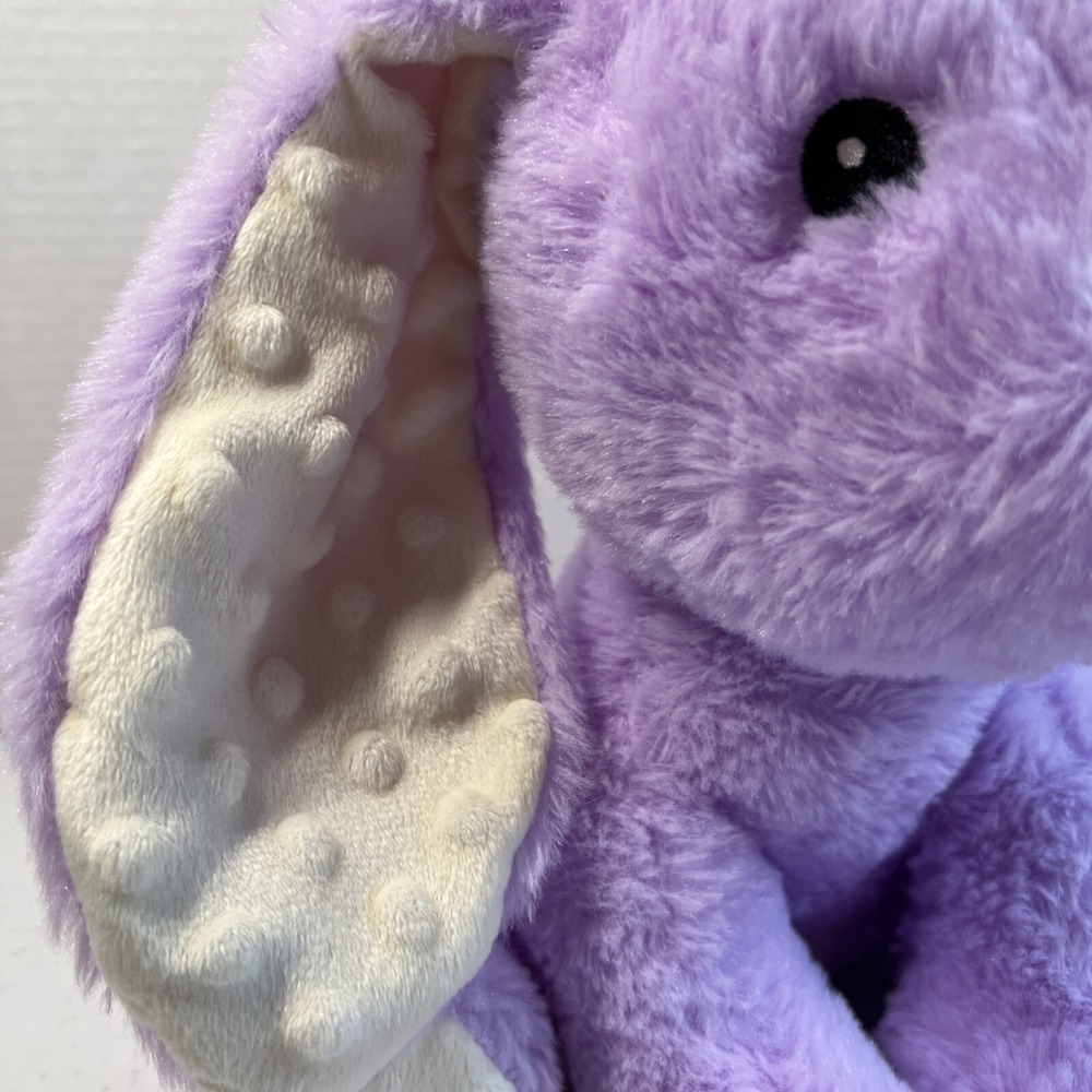 Spark Create Imagine Bunny Rabbit‎ 10"Purple Stuffed Rattle Crinkle Easter - Picture 5 of 9